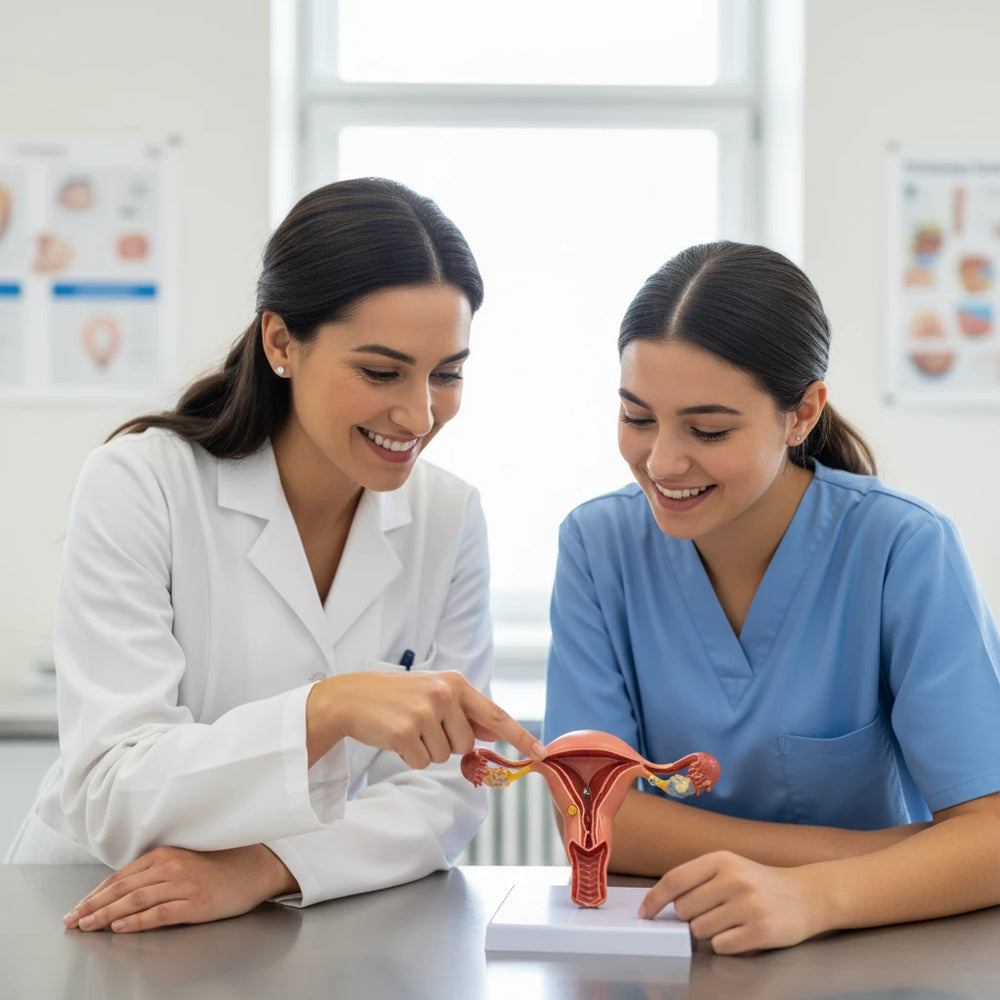 Anatomy of uterus inner wall educational model