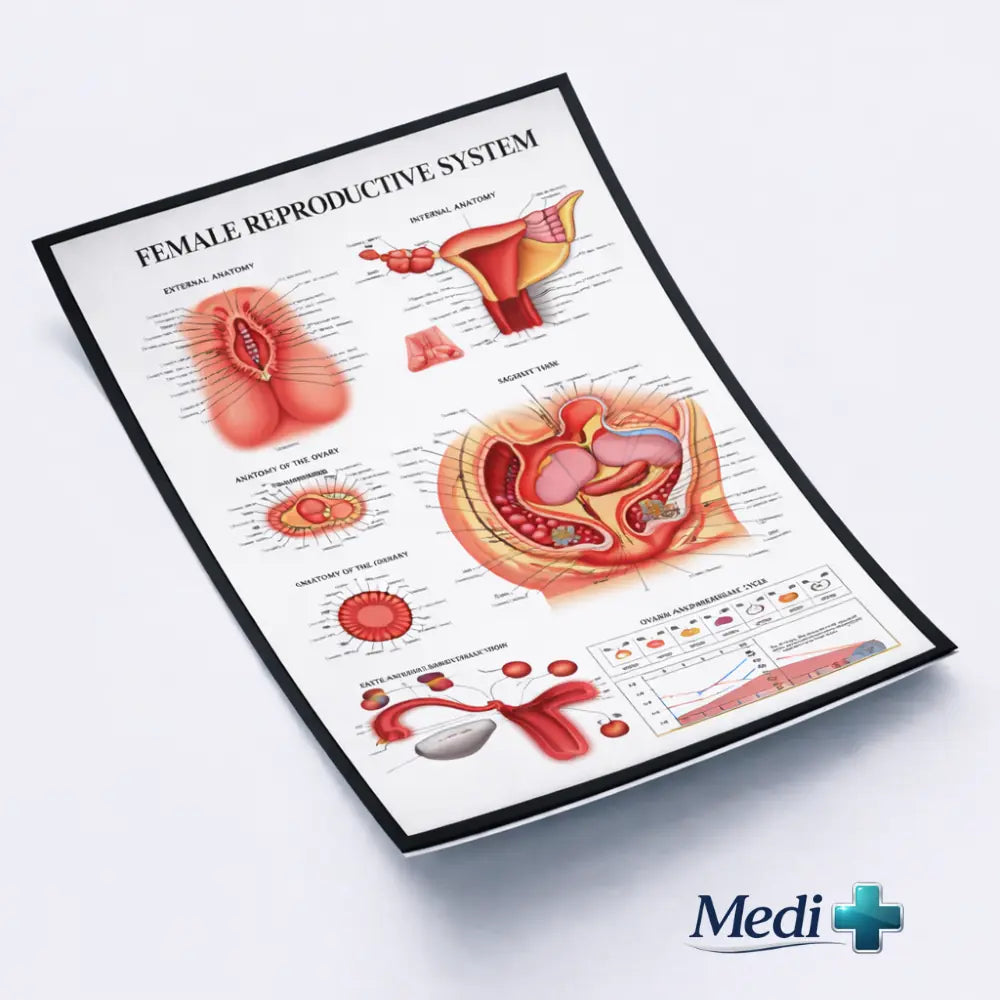 female anatomy poster