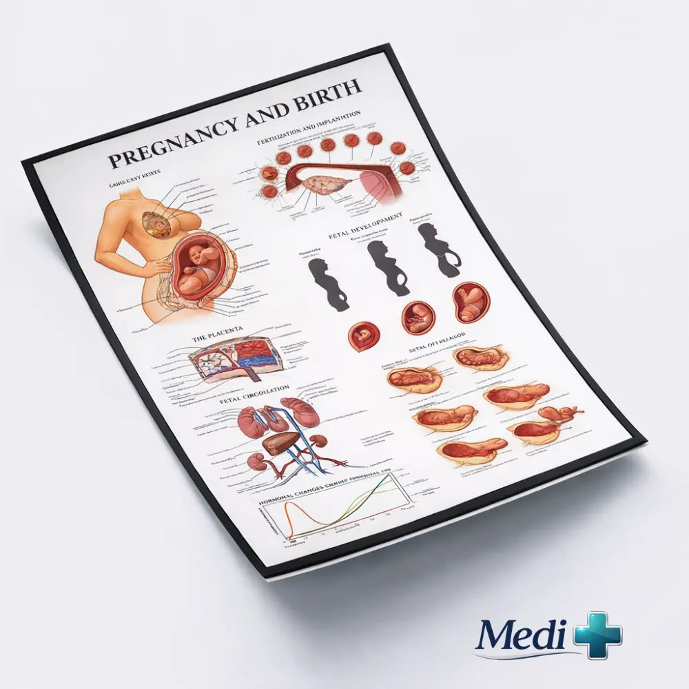 fetal development medical poster