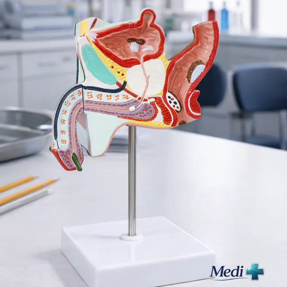 male pelvis model