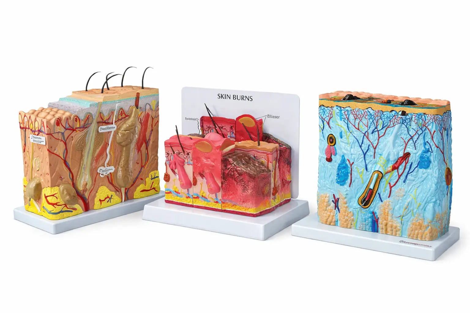 skin anatomy models